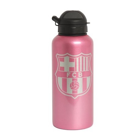 Láhev na pití Barcelona FC hliníková růžová