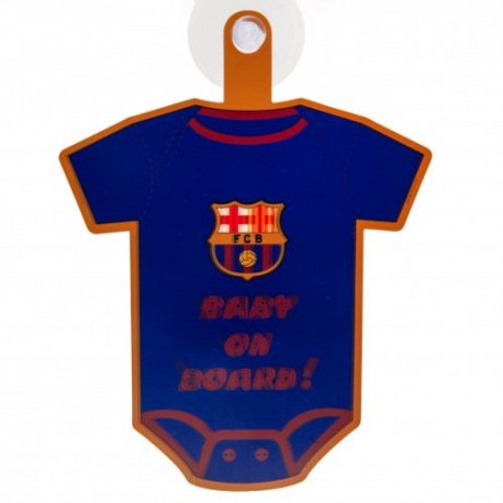 Cedulka do auta Baby on board Barcelona FC (typ body)