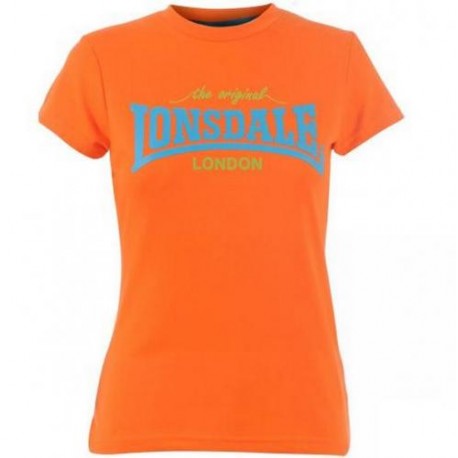 Dámské tričko Lonsdale 93 oranžové velikost S