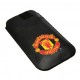 Kožené pouzdro na mobil Manchester United FC (typ menší)