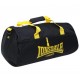 Sportovní taška Lonsdale Barrel 45 černá se žlutou