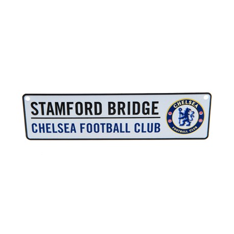 Plechová cedulka Chelsea FC do okna