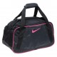 Sportovní taška Nike Varsity černá s růžovou