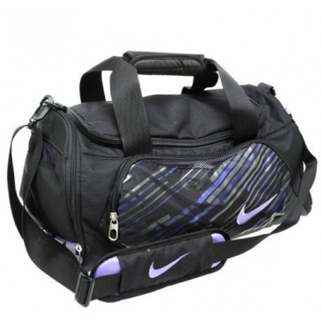 Sportovní taška Nike Team Graph 22 černá s fialovou