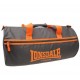 Sportovní taška Lonsdale Barrel 77 šedá s oranžovou