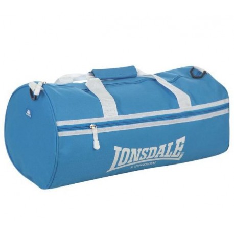 Sportovní taška Lonsdale Barrel 77 modrá s bílou