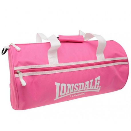 Sportovní taška Lonsdale Barrel 77 růžová