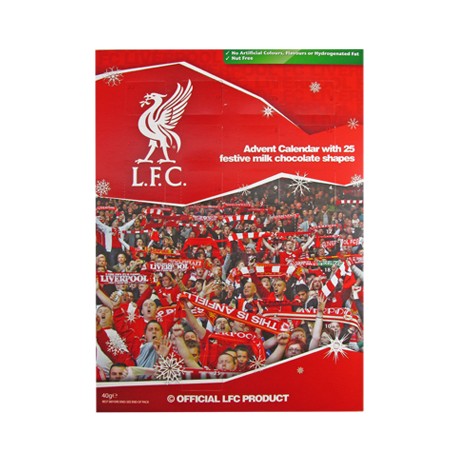 Adventní čokoládový kalendář Liverpool FC