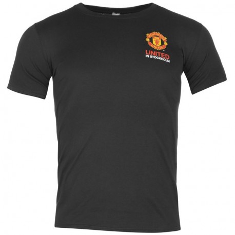Dětské tričko Manchester Untied FC černé (typ Stockholm) velikost 13 let