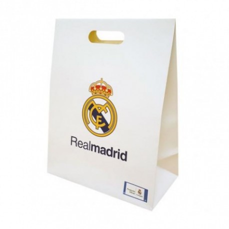 Dárková taška Real Madrid FC střední bílá